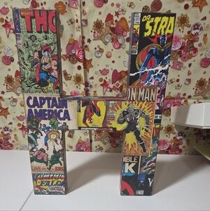 Comic Book Themed Letter Decor